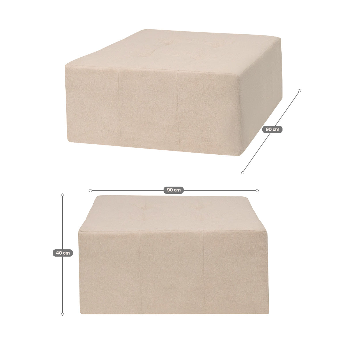 Sofá Selano 2 Módulos Modular