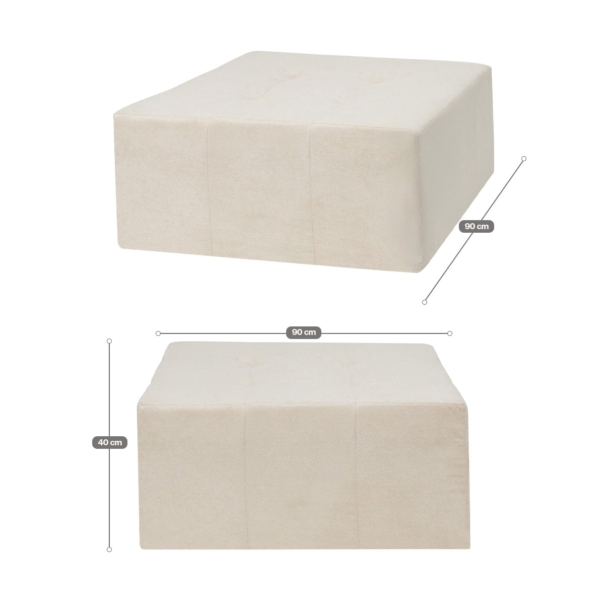 Sofá Selano 2 Módulos Modular