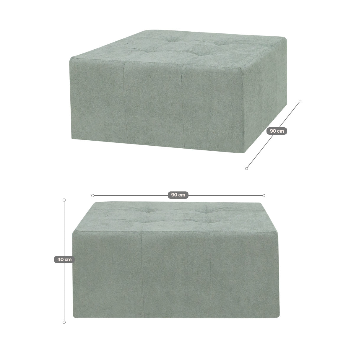 Sofá Selano 2 Módulos Modular