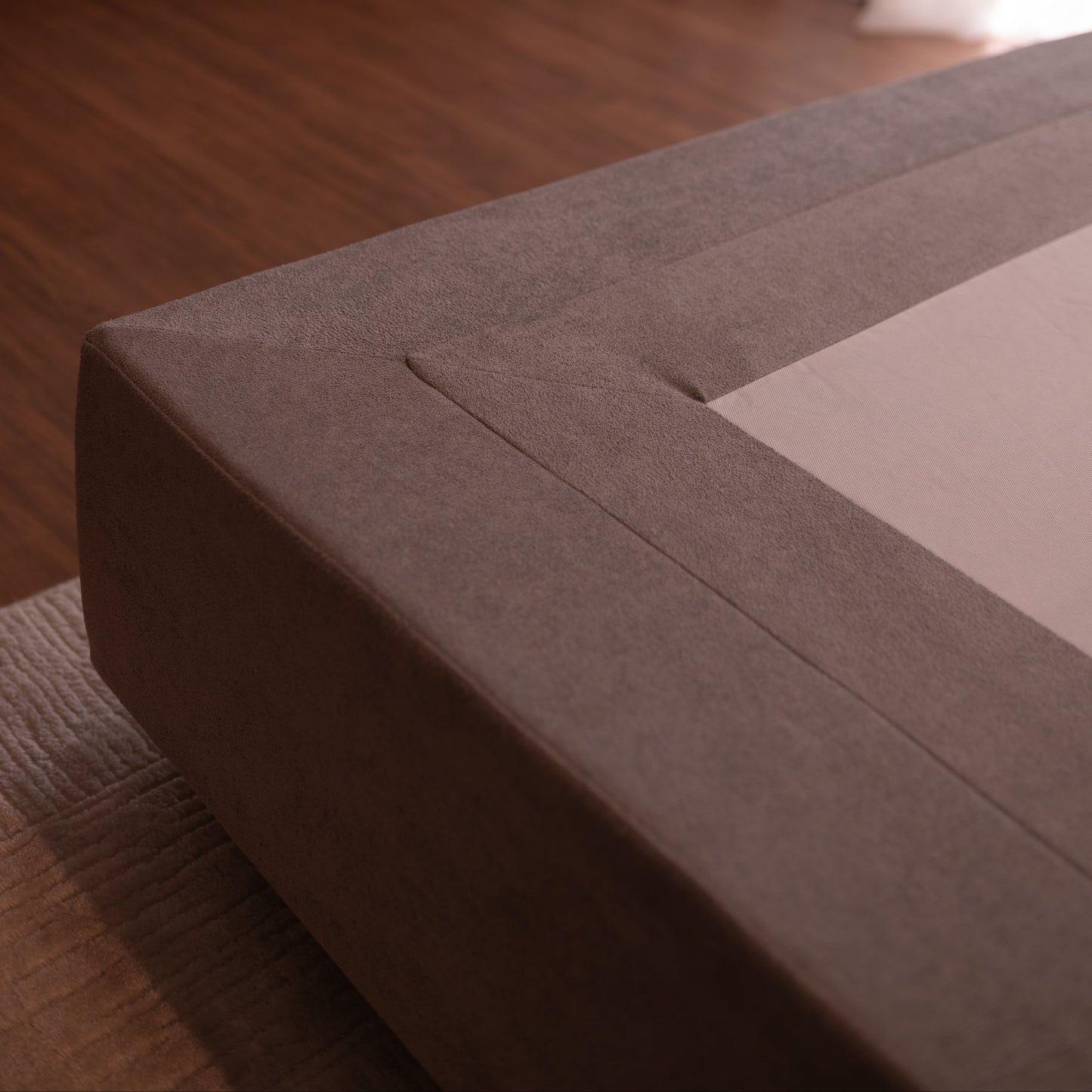 Capa Box Velare Modifika Casal em Tecido Bouclé com Acabamento Sofisticado