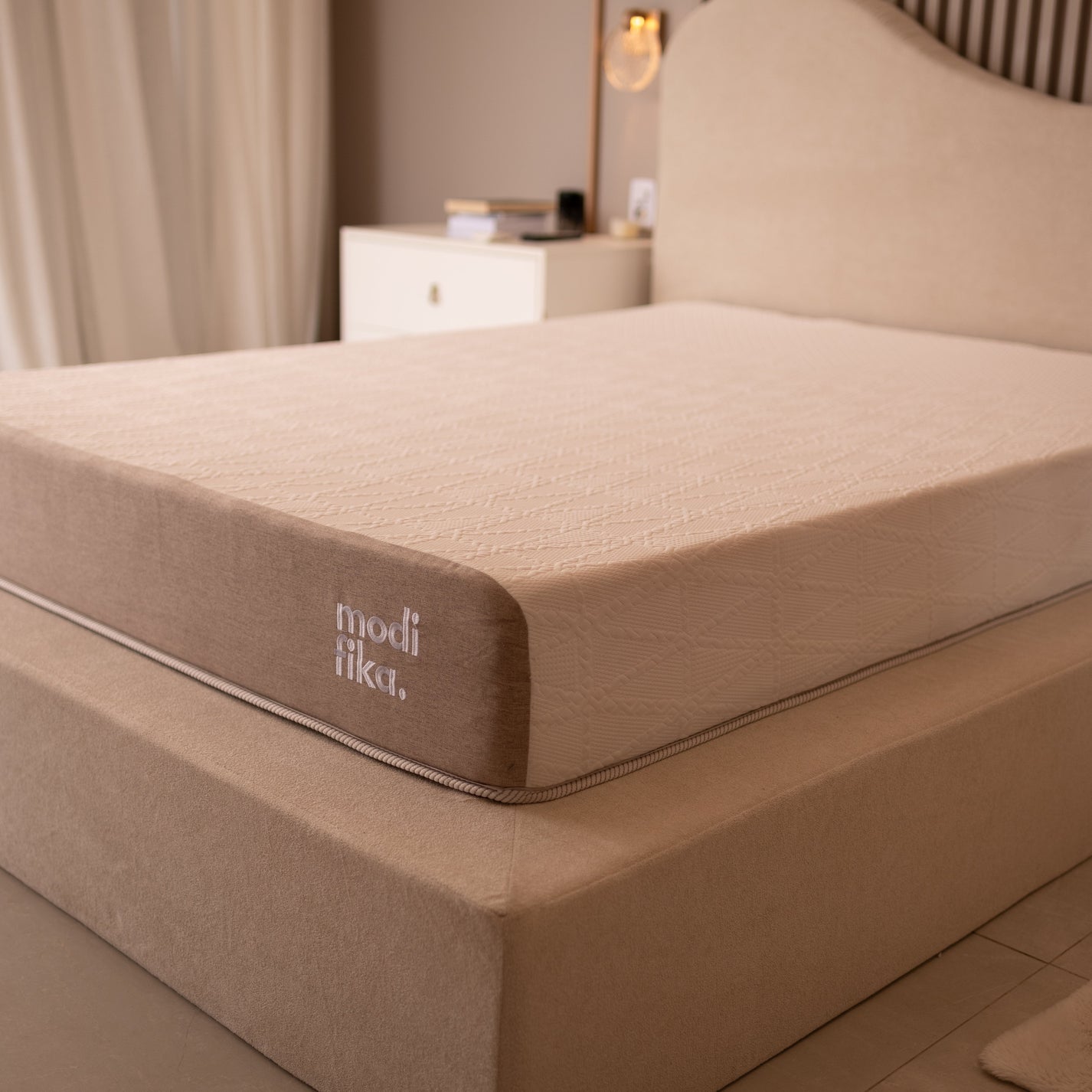 Cabeceira Orgânica Curve Modifika para Cama Casal — imagem 9