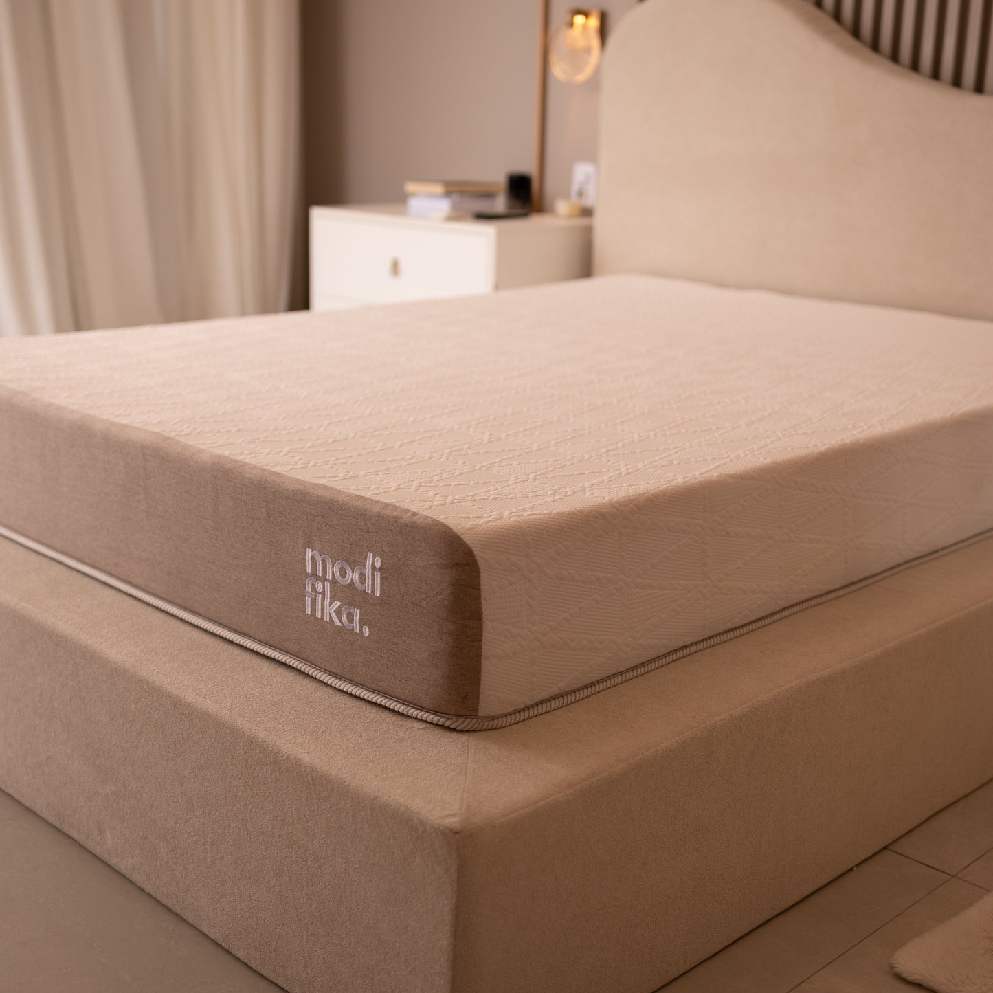 Cabeceira Orgânica Curve Modifika para Cama Casal
