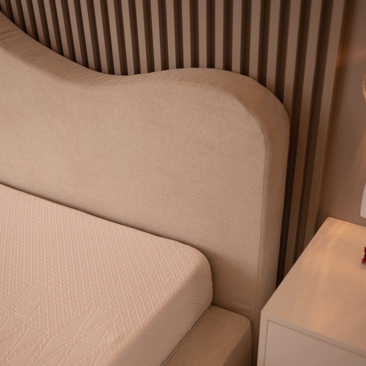Cabeceira Orgânica Curve Modifika para Cama Casal