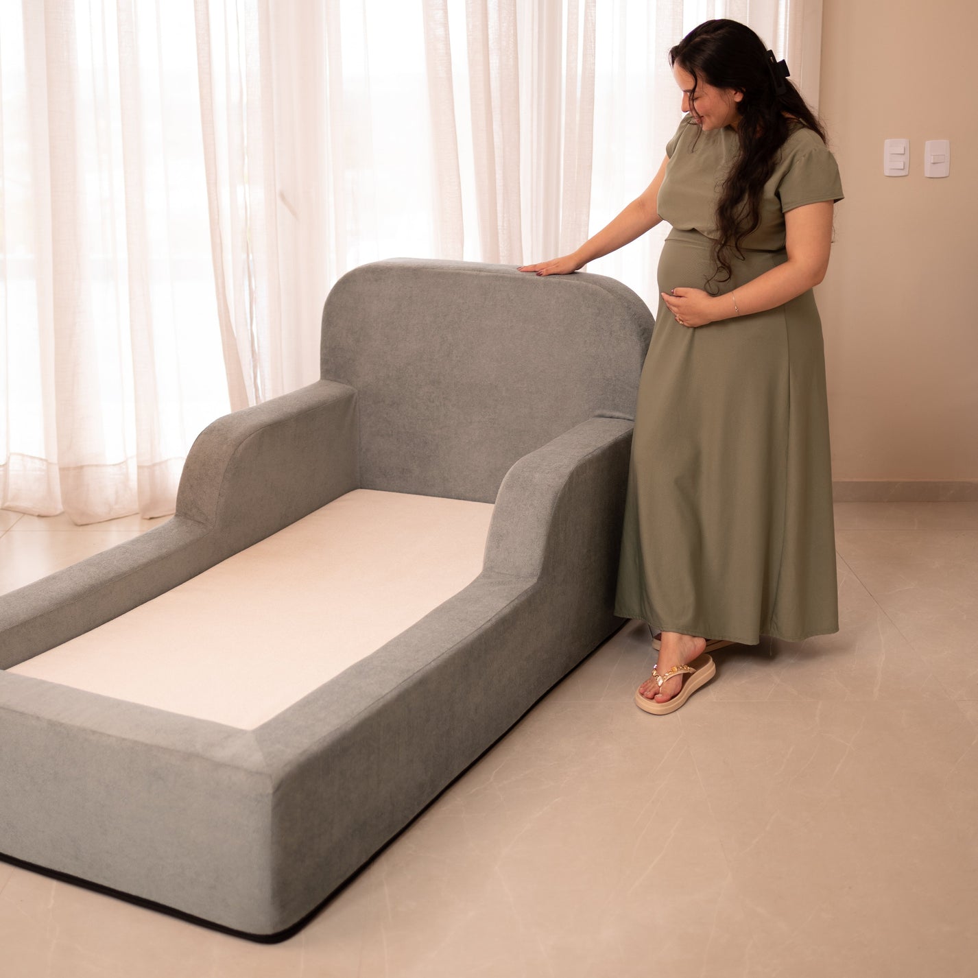 Mini Cama Montessoriana Lumi Com Colchão 178cm — imagem adicional 42