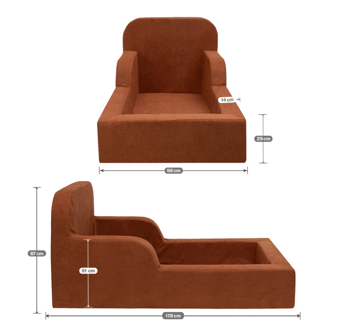 Mini Cama Montessoriana Lumi Sem Colchão 178cm