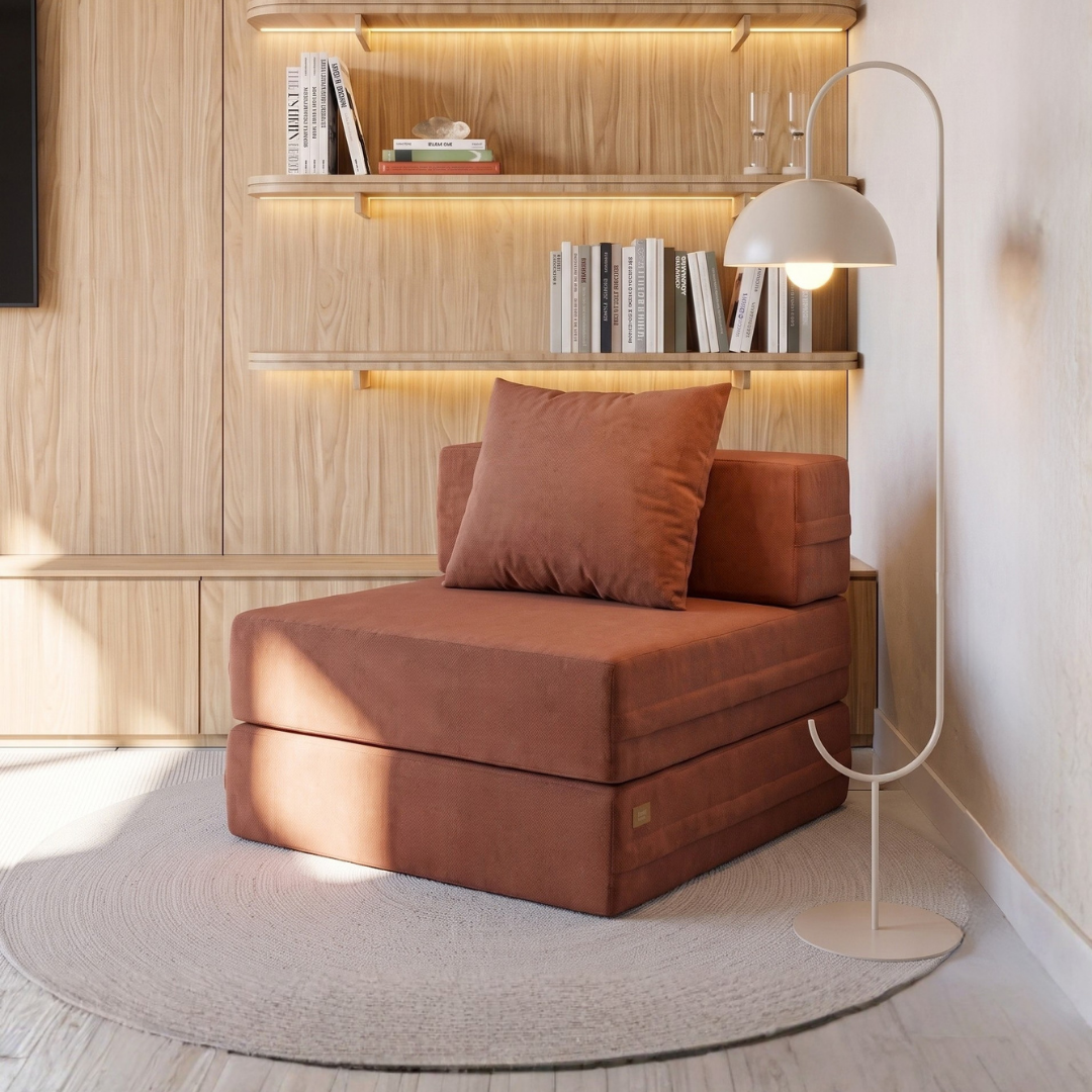Módulo Meio Cobbi para Sofá-Cama Modular