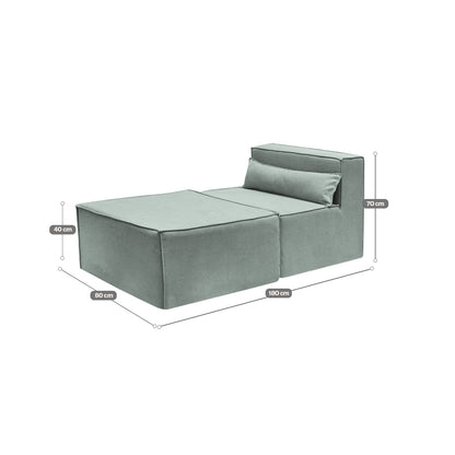 Sofá Paladium 2 Módulos