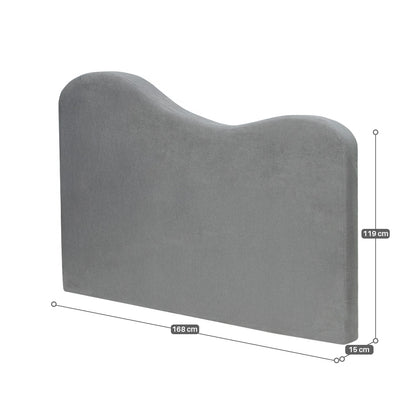 Cabeceira Orgânica Curve Modifika para Cama Casal