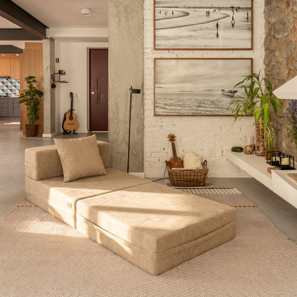 Módulo Meio Cobbi para Sofá-Cama Modular