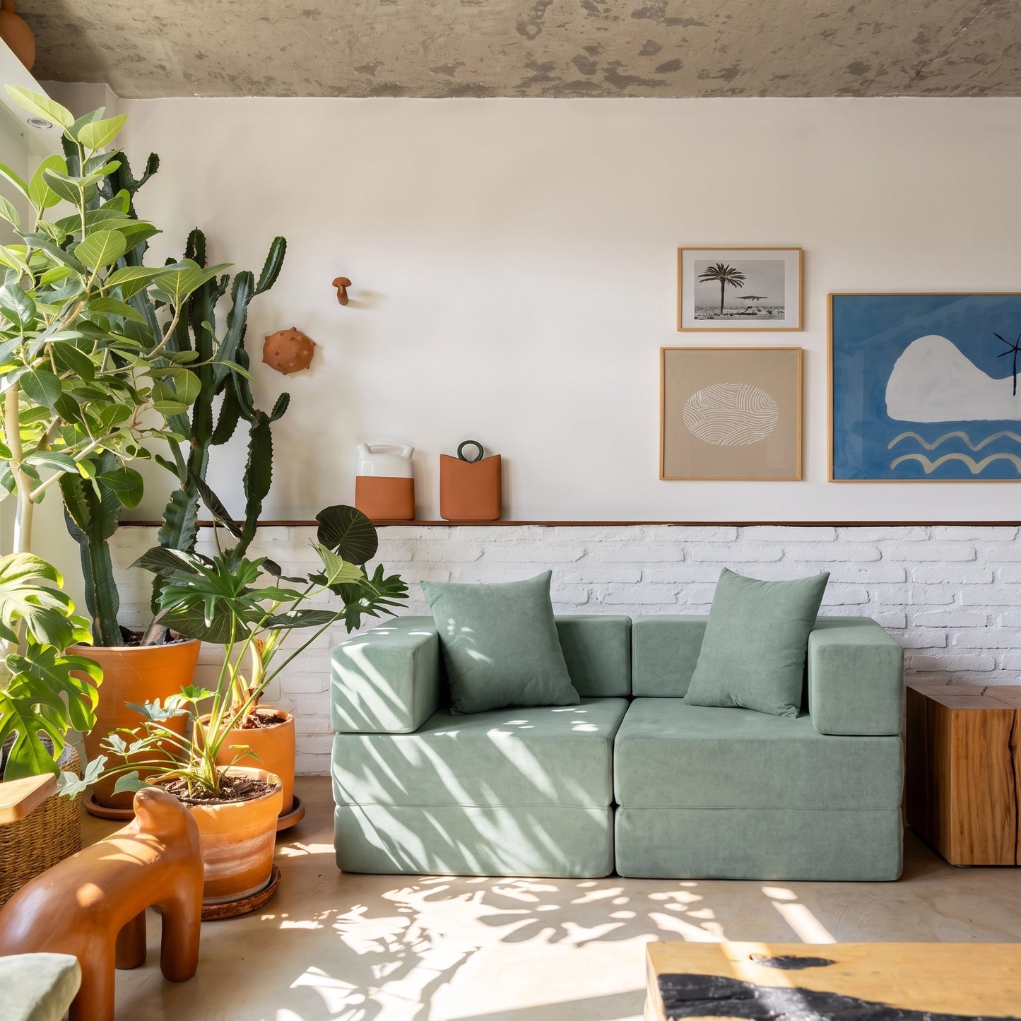 Sofá-Cama Cobbi 2 Lugares Casal com Capa Removível