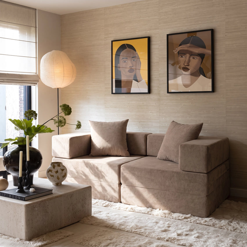 Sofá-Cama Cobbi 2 Lugares Casal com Capa Removível