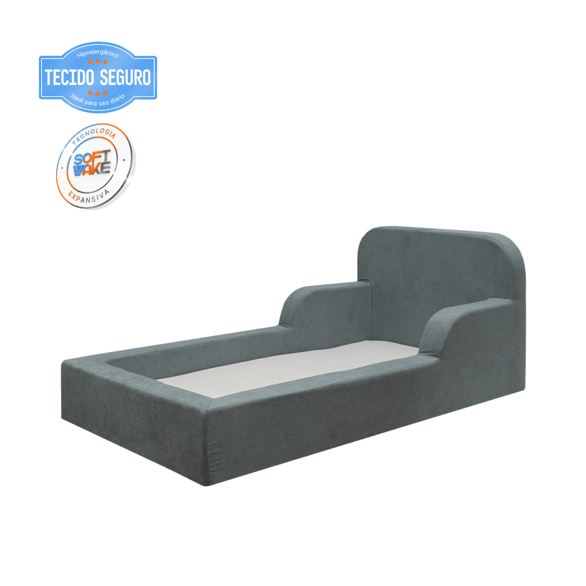 Cama Montessoriana Lumi Modifika Solteiro com Colchão Incluso 218cm — imagem adicional 32