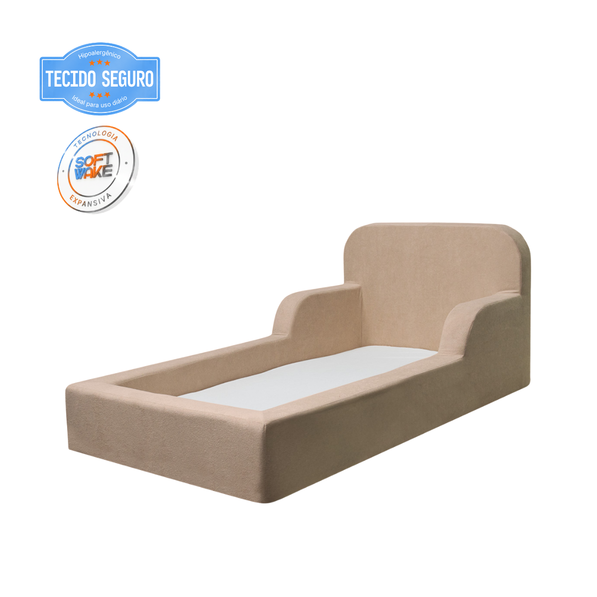 Cama Montessoriana Lumi Modifika Solteiro com Colchão Incluso 218cm — imagem adicional 23
