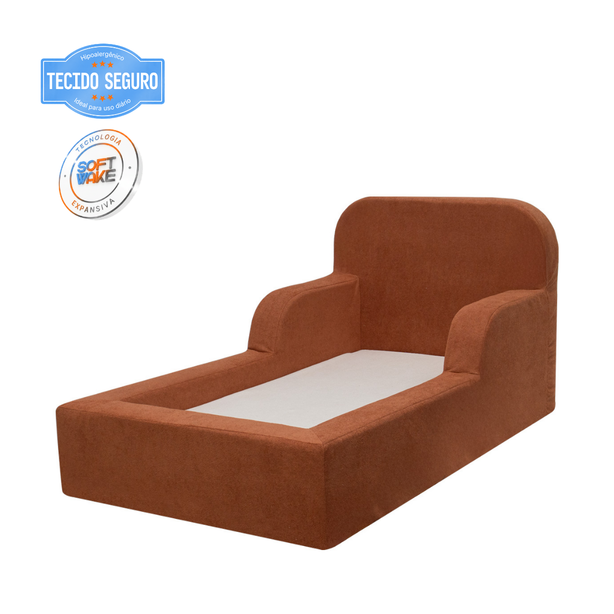 Mini Cama Montessoriana Lumi Com Colchão 178cm — imagem adicional 3