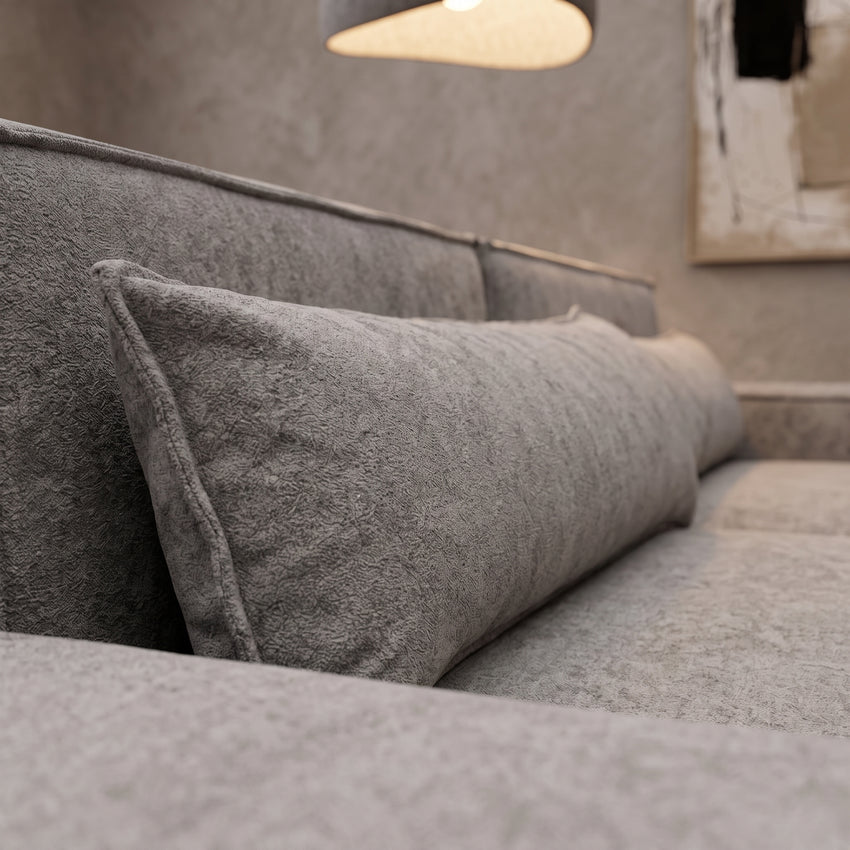 Almofada Decorativa para Sofá Paladium — Cinza