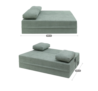 Sofá-Cama Carbono 3 Lugares Casal