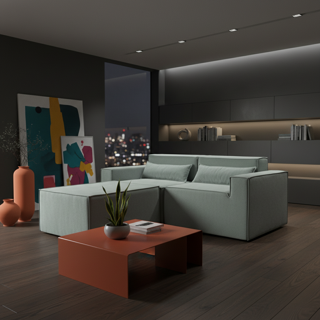 Sofá Paladium 3 Módulos