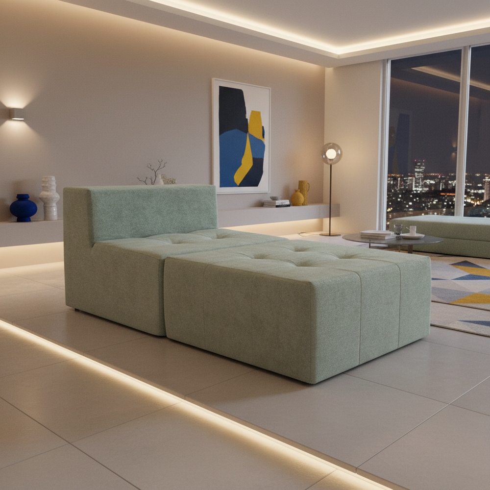 Sofá Modular Selano 2 Módulos com Capa Removível