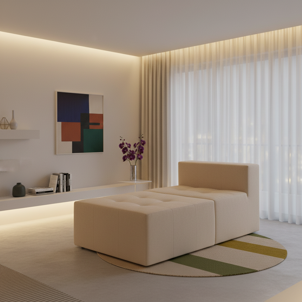 Sofá Modular Selano 2 Módulos com Capa Removível Modifika — imagem adicional 30