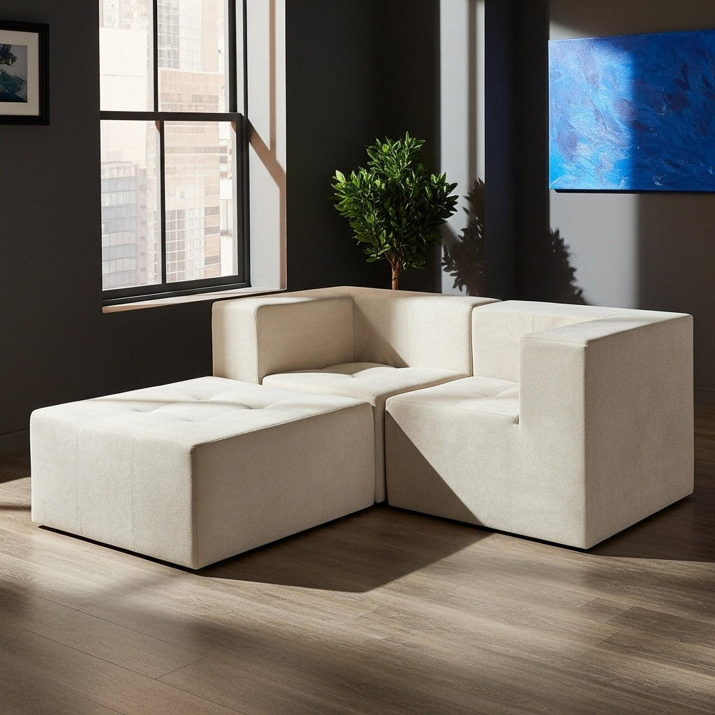 Sofá Modular Selano 3 Módulos com Capa Removível Modifika — imagem adicional 25