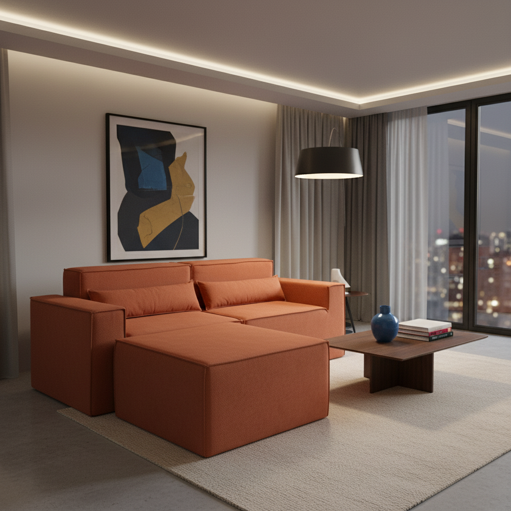 Sofá Paladium 3 Módulos