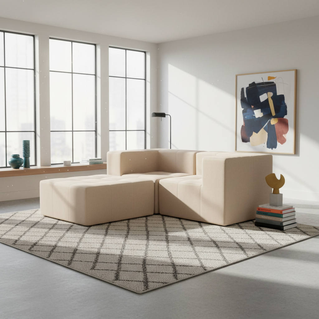 Sofá Modular Selano 3 Módulos com Capa Removível Modifika — imagem adicional 49