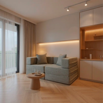 Sofá-Cama Cobbi 2 Lugares Modulado Casal