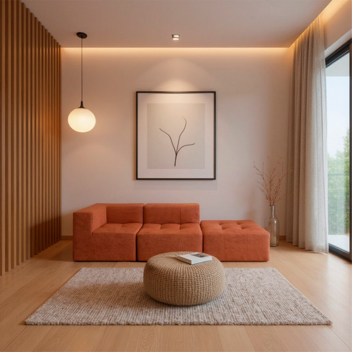 Sofá Modular Selano 3 Módulos com Capa Removível - imagem 47 | Modifika