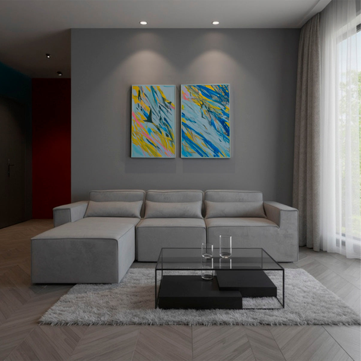 Sofá 4 Módulos Paladium