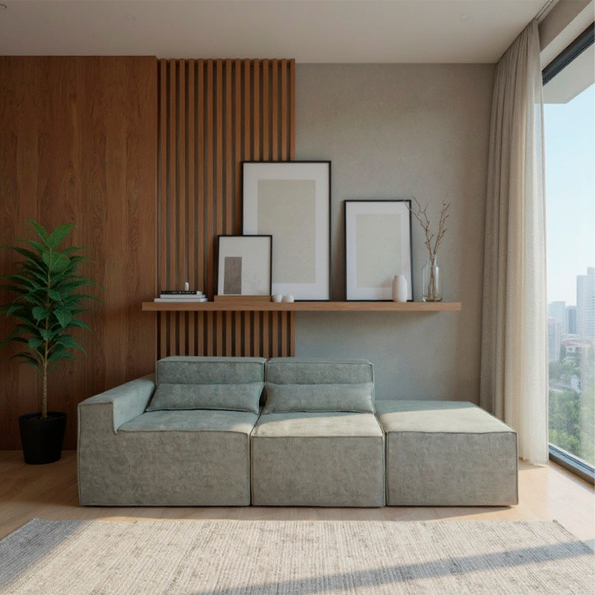Sofá Paladium 3 Módulos Modular