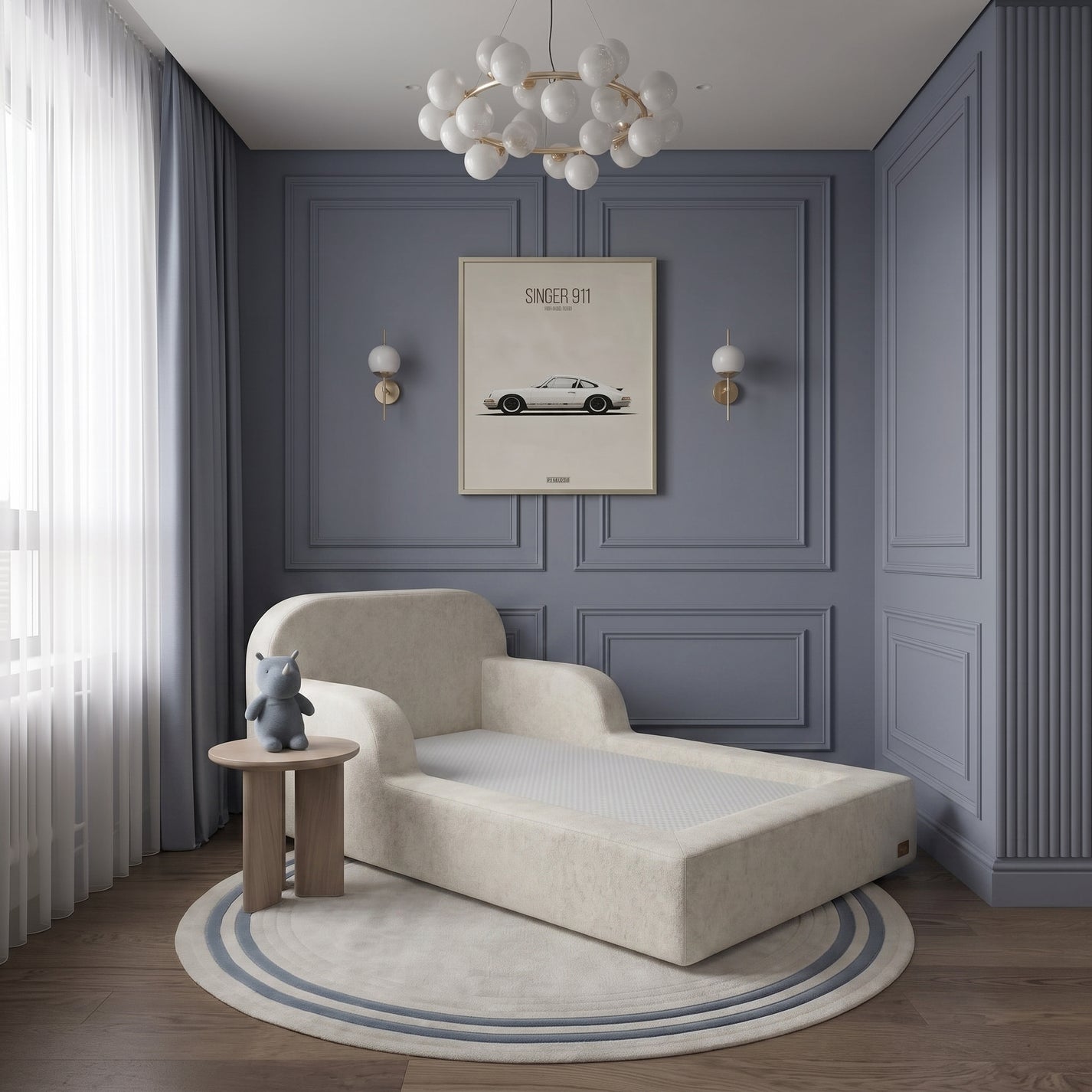 Cama Montessoriana Infantil Pluma Solteiro 100% Espuma - imagem 31 | Modifika