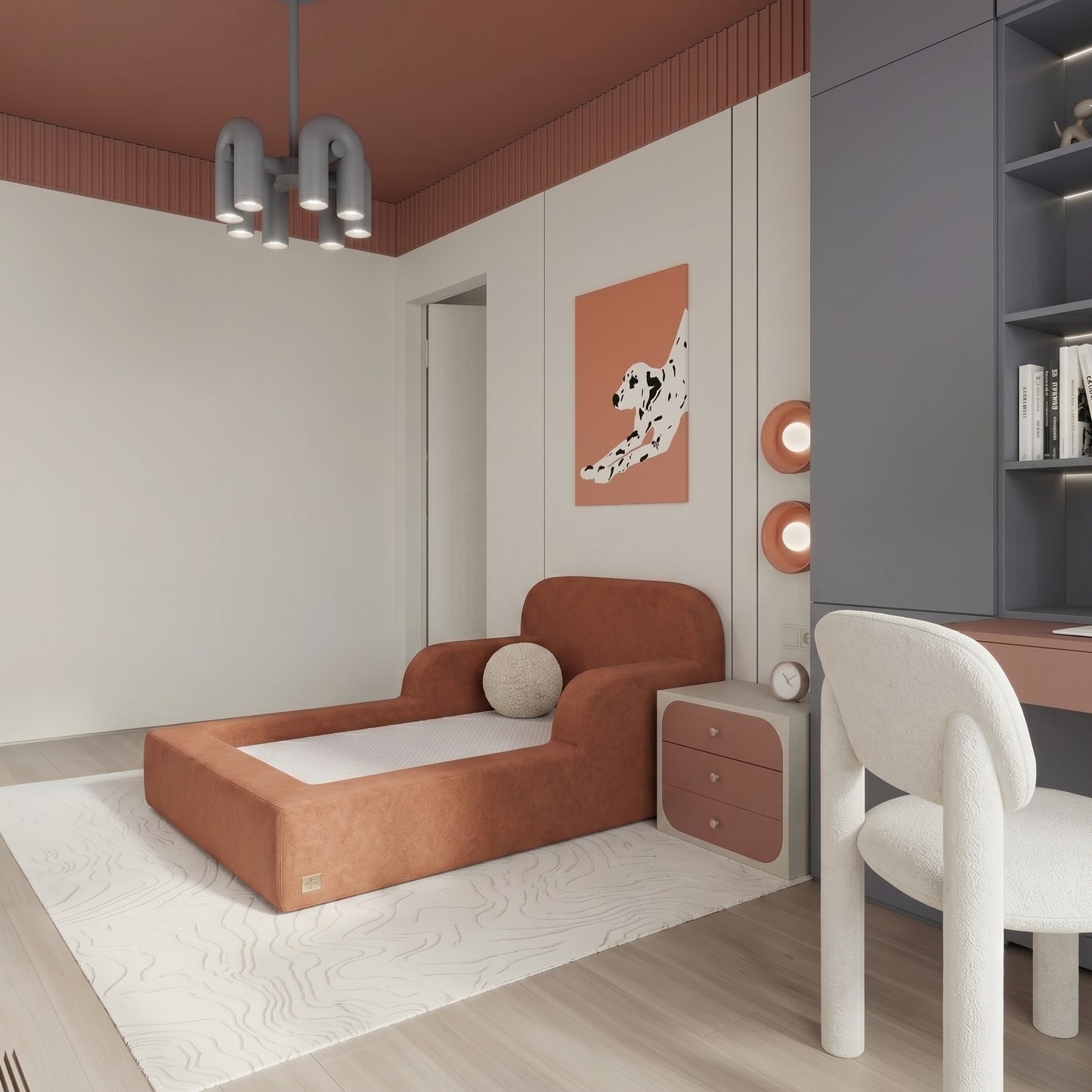 Cama Montessoriana Infantil Pluma Solteiro 100% Espuma - imagem 46 | Modifika