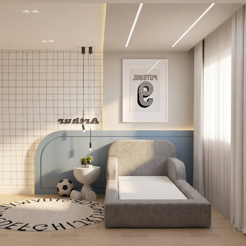 Cama Montessoriana Infantil Pluma Solteiro 100% Espuma - imagem 35 | Modifika