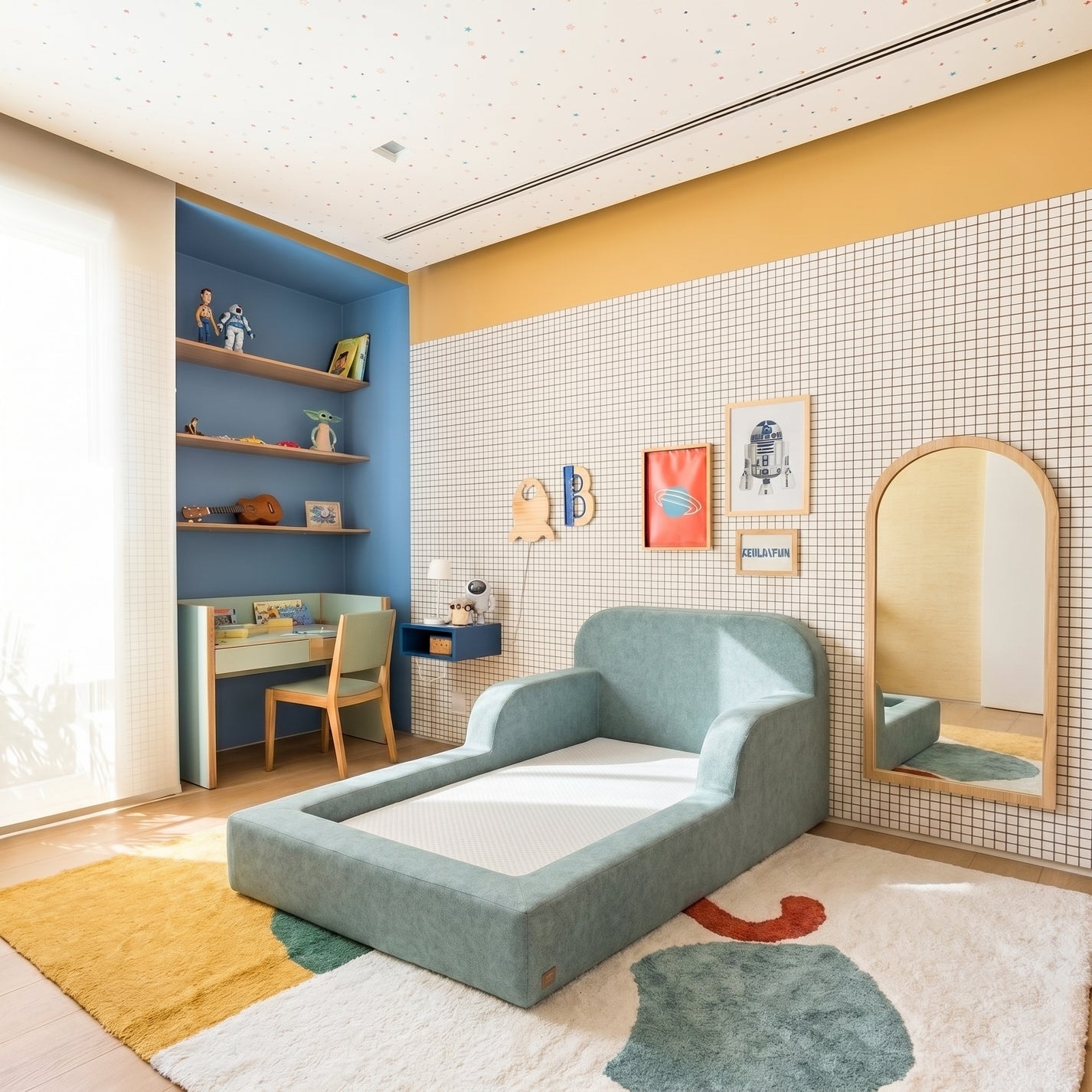 Cama Montessoriana Infantil Pluma Solteiro 100% Espuma - imagem 55 | Modifika
