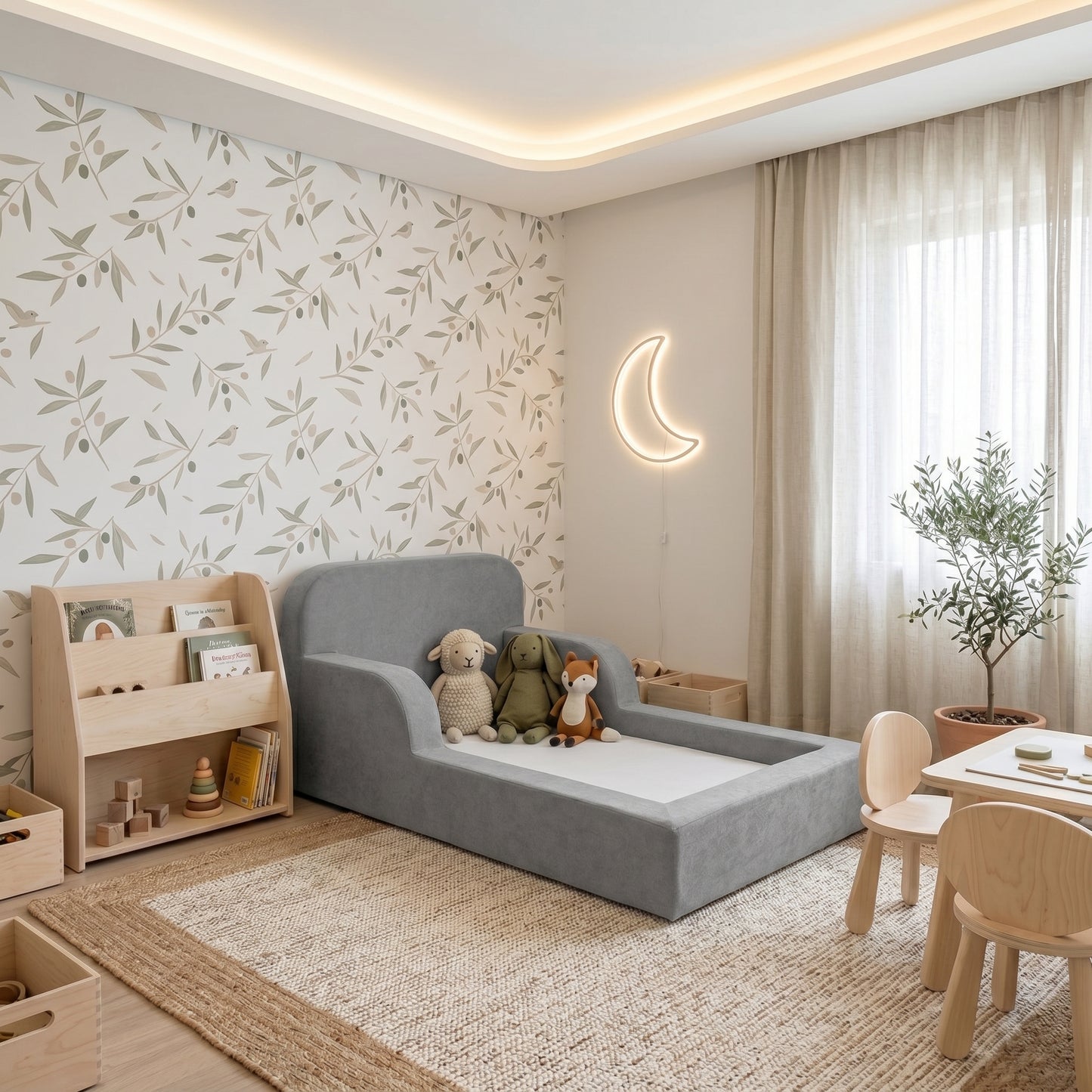 Cama Montessori Infantil Lumi Mini 178 cm 100% Espuma Modifika