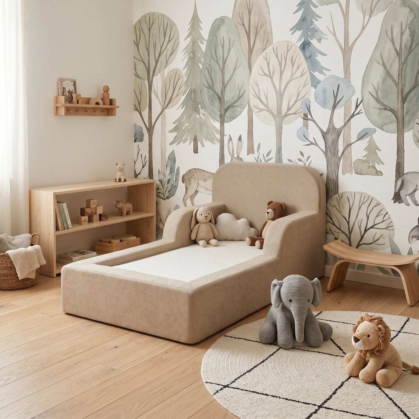Cama Montessoriana Infantil Pluma Mini 100% Espuma - imagem 31 | Modifika
