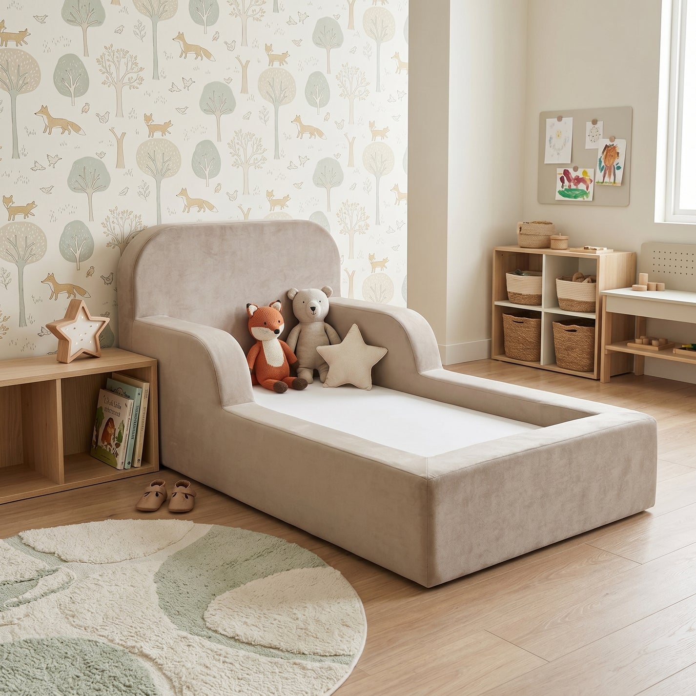 Cama Montessoriana Infantil Pluma Mini 100% Espuma - imagem 29 | Modifika