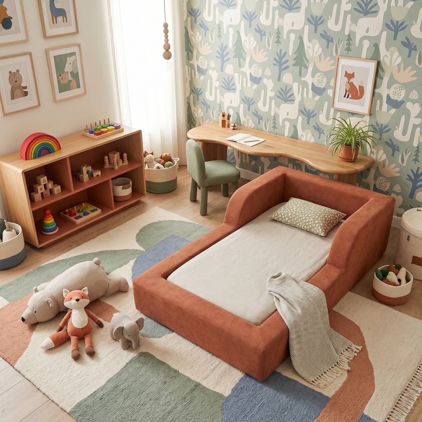 Mini Cama Montessoriana Reta (com colchão)