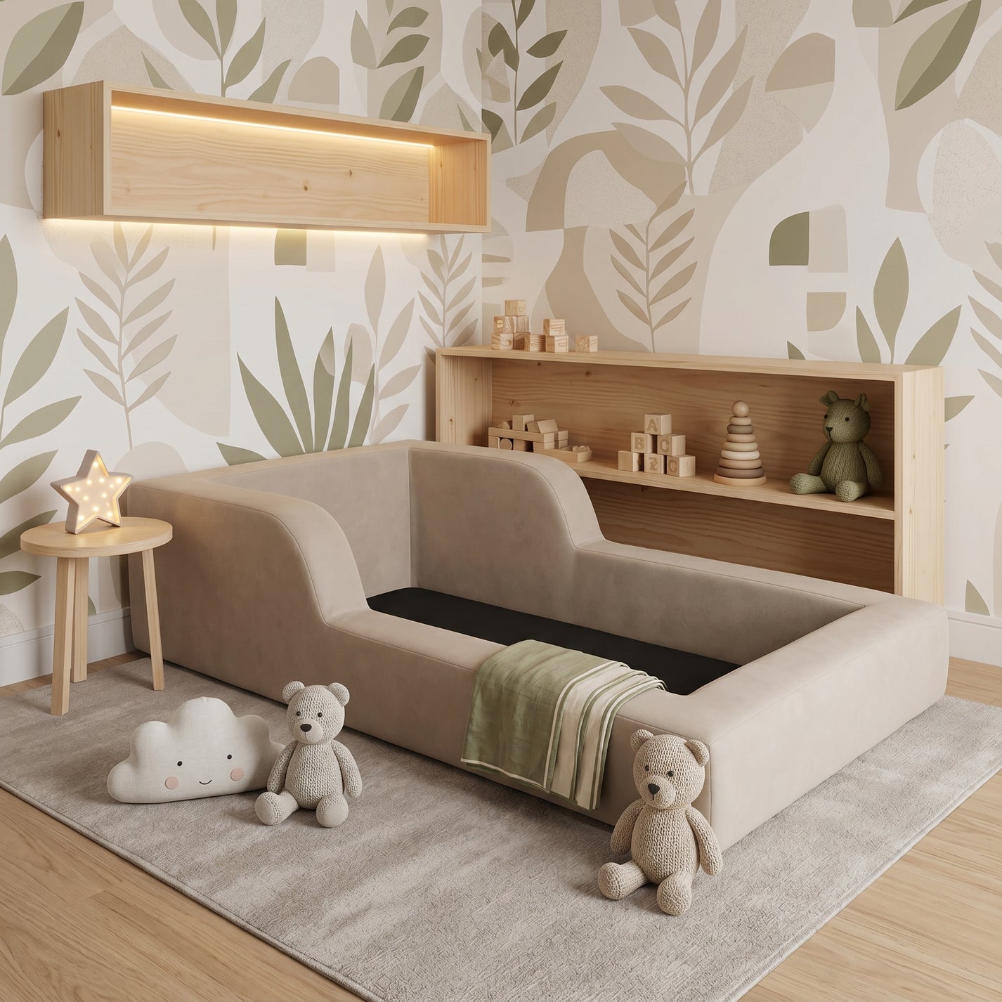 Cama Montessori Infantil Amori Mini 100% Espuma Modifika — imagem adicional 43