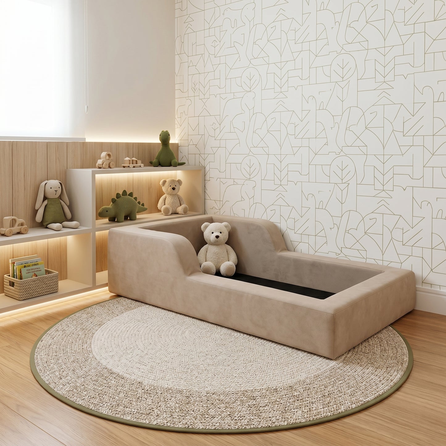 Cama Montessori Infantil Amori Mini 100% Espuma Modifika — imagem adicional 33