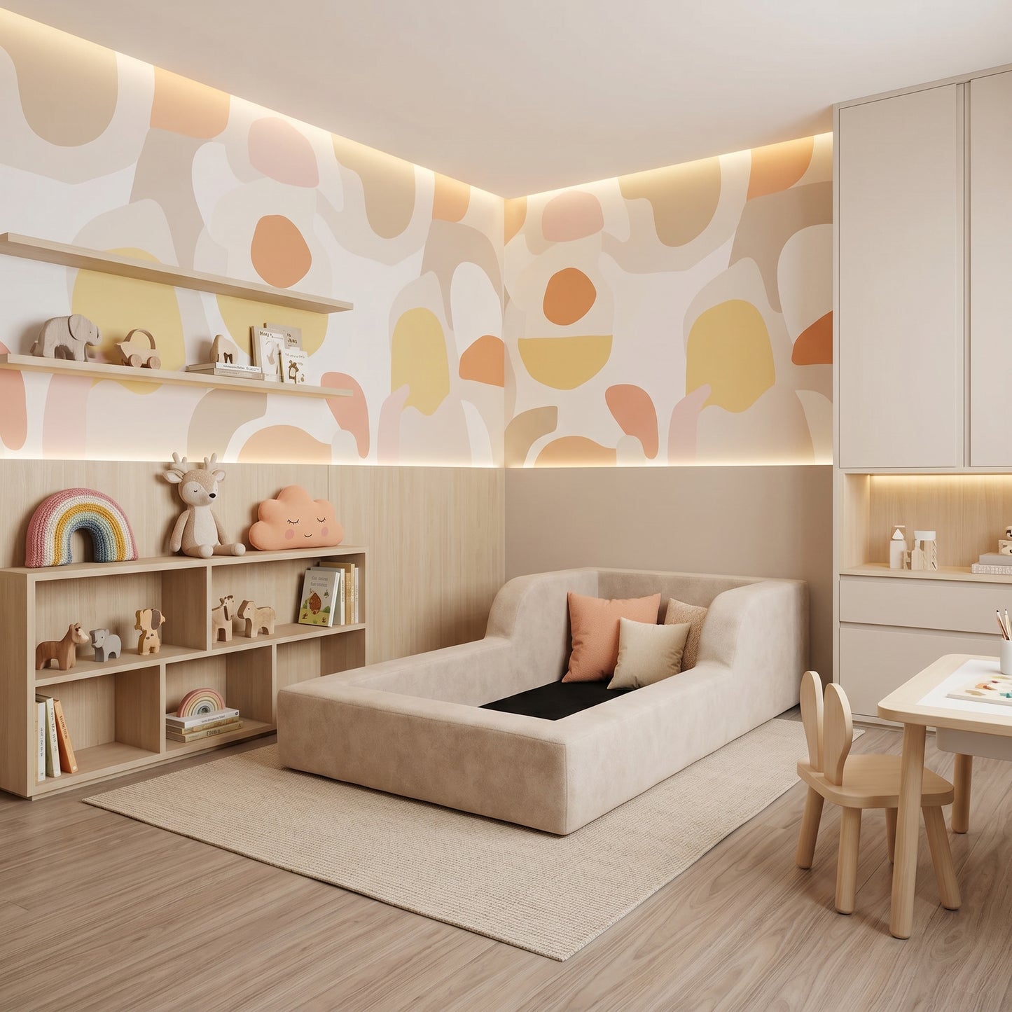 Cama Montessori Infantil Amori Mini 100% Espuma Modifika — imagem adicional 68