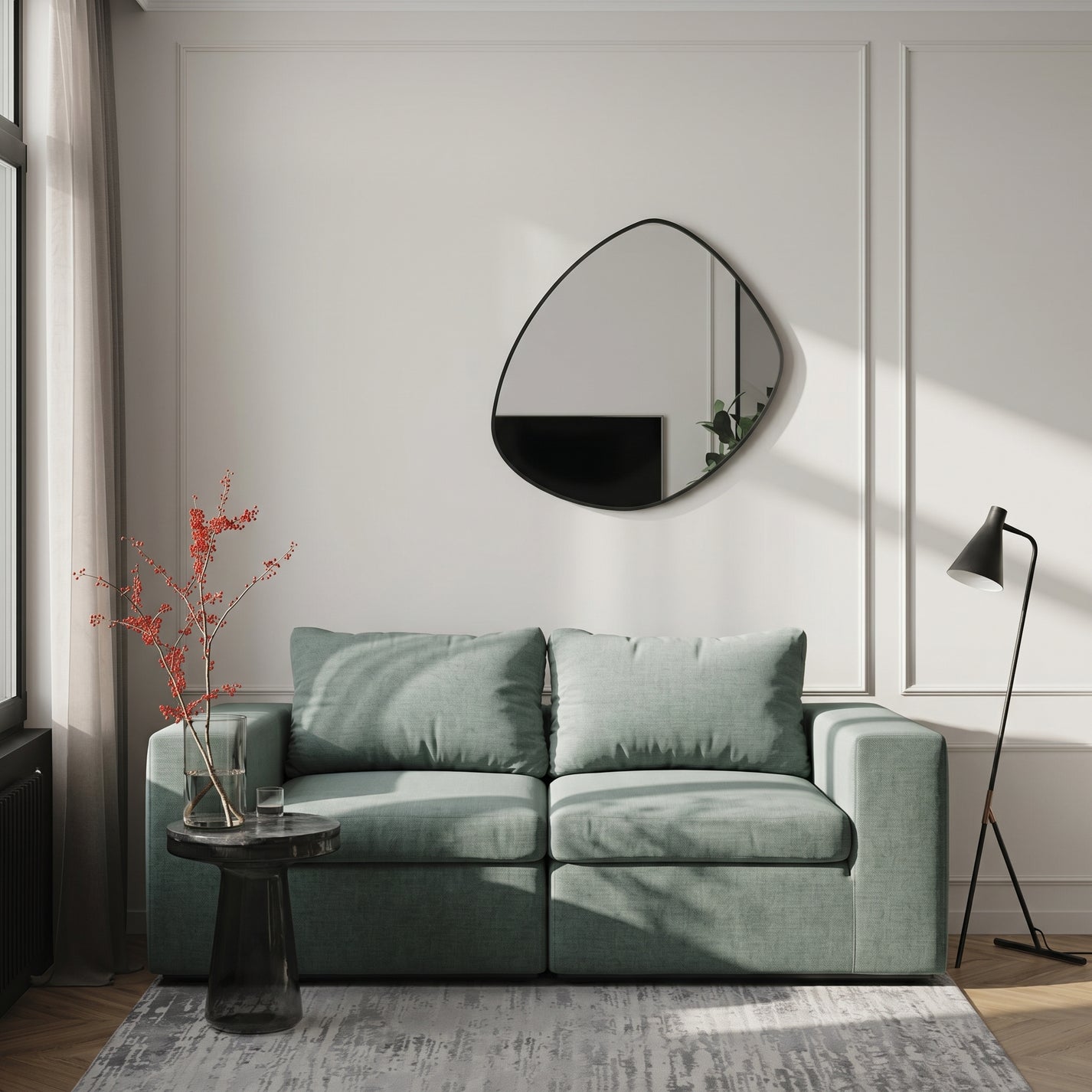 Kit Sofá Modular Sensi 2 Módulos com Canto Direito e Esquerdo Modifika em ambiente decorado