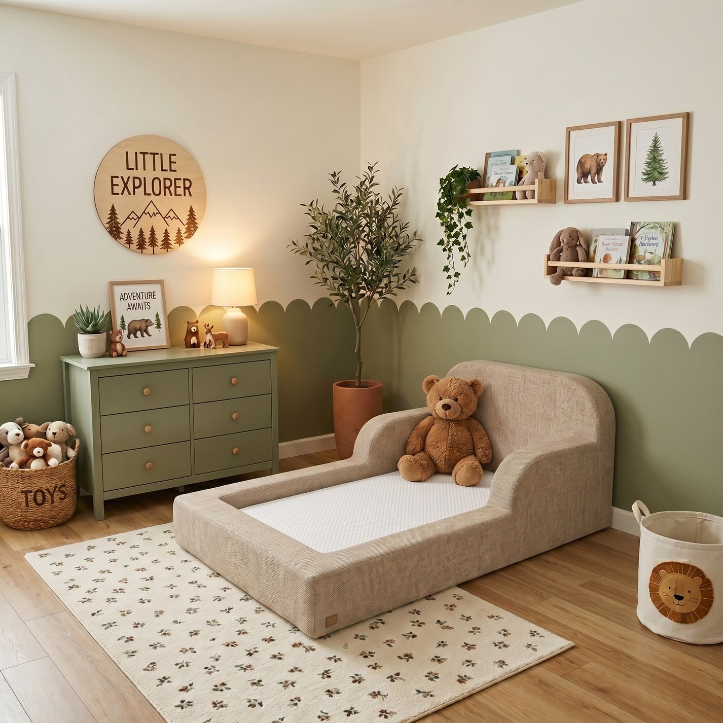 Cama Montessoriana Infantil Pluma Solteiro 100% Espuma - imagem 28 | Modifika