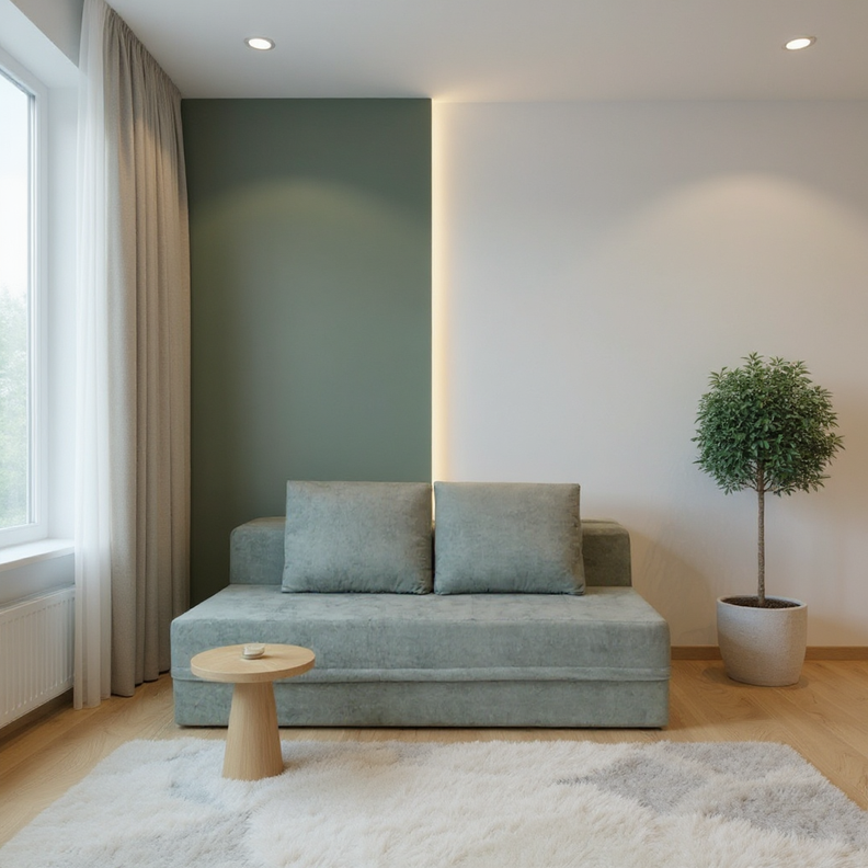 Sofá-Cama Carbono 3 Lugares Casal com Capa Removível - imagem 9 | Modifika