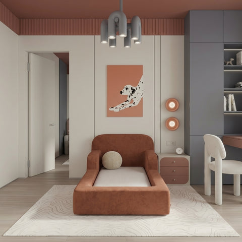 Cama Montessoriana Infantil Pluma Solteiro 100% Espuma - imagem 43 | Modifika