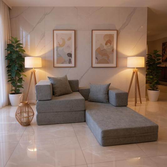 Sofá-Cama Cobbi 2 Lugares Modulado Casal