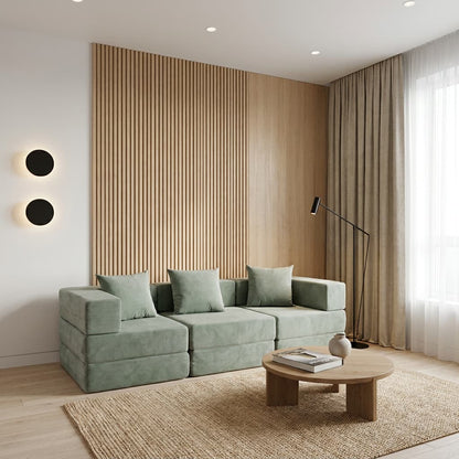 Sofá-Cama Cobbi 3 Lugares Modulado