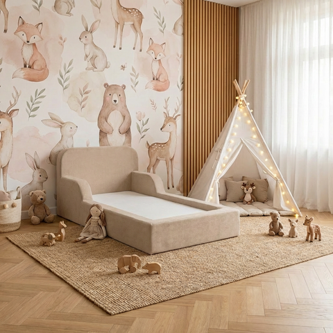 Cama Montessoriana Infantil Lumi Mini 178 cm 100% Espuma - imagem 41 | Modifika
