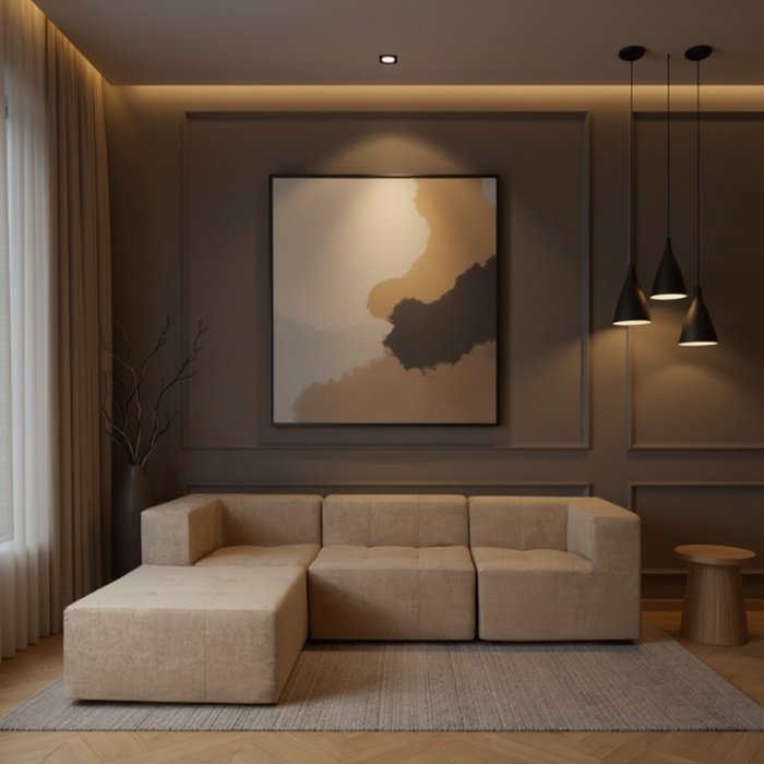 Sofá Modular Selano 4 Módulos com Capa Removível